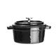 Vogue Cast Iron Round Mini Pot Black