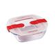 Pyrex Cook and Heat Square Dish with Lid 350ml