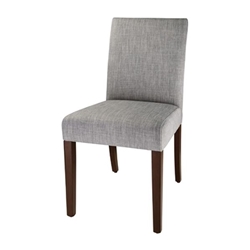 Bolero Chiswick Dining Chairs Charcoal Grey (2 Pack)