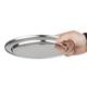 Olympia Stainless Steel Oval Serving Tray 220mm