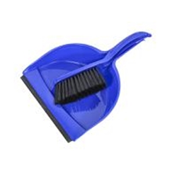 Faithfull Plastic Dustpan & Brush Set