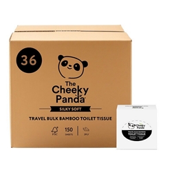 Cheeky Panda Toilet Tissue Bulk Pack 150 Sheet (Pack of 36) TOILTBULKX36