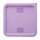 Hygiplas Square Food Storage Container Lid Purple Large