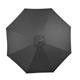 Bolero Seville Round Parasol 3m Diameter Black