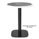 Bolero Fibre Glass Round Table Top Dark Stone Effect 580mm