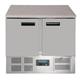 Polar G-Series Double Door Counter Fridge with Granite Work Top 240Ltr