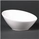 Olympia Lumina Oval Sloping Bowls White 148mm (6 pack)