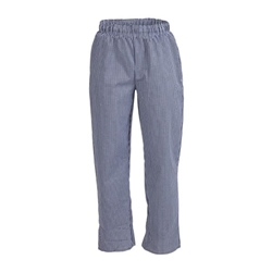 Whites Unisex Vegas Chefs Trousers Blue & White Check M