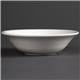 Olympia Linear Oatmeal Bowls White 150mm (12 pack)