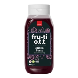 Macphie Fru-ti O.T.T Mixed Berry Dessert Topping 475g