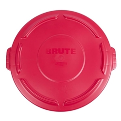 Rubbermaid BRUTE Snap On Lid Red
