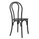 Bolero Soho Bentwood Style Resin Chairs Black (4 Pack)