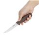 Hygiplas Vegetable Knife Serrated Brown 10.5cm