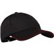 Chef Works Cool Vent Baseball Cap Black with Red