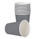 Fiesta Recyclable Coffee Cups Single Wall Charcoal 340ml / 12oz (1000 Pack)