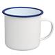 Olympia Large Enamel Soup Mugs 670ml (Pack of 6)