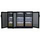 Polar G-series 850mm Triple Door Back Bar Cooler Solid Door 320 Ltr