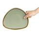 Olympia Kiln Triangular Plate Moss 230mm (Pack of 6)