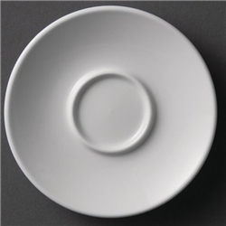 Olympia Whiteware Espresso Saucers 120mm (12 pack)