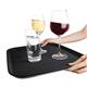 Olympia Kristallon Polypropylene Rectangular Non-Slip Tray Black 457mm