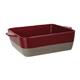 Olympia Red And Taupe Ceramic Roasting Dish 4.2Ltr