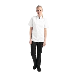 Chef Works Womens Springfield Zip Chef Jacket White M