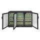 Polar G-series 850mm Triple Door Back Bar Cooler Solid Door 320 Ltr