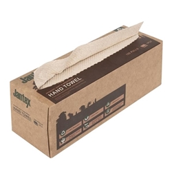 Jantex Green 100% Recycled Hand Towel 1ply 100 Sheets (36 Pack)