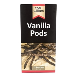 Chef William Vanilla Pods (24 Pods)