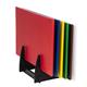 Hygiplas Low Density Chopping Board Set with Rack 450x300x10mm (6 Pack)