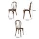 Bolero Soho Bentwood Style Resin Chairs Walnut (4 Pack)