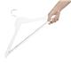 Bolero White Wooden Hangers (10 Pack)