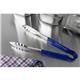Hygiplas Colour Coded Blue Serving Tongs 300mm