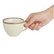 Olympia Kiln Cappuccino Cup Sandstone 230ml (6 Pack)