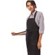 Chef Works Urban Rockford Canvas Bib Apron Steel Grey