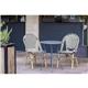 Bolero Parisian Style Rattan Side Chair Black (2 pack)