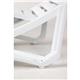 Polypropylene Sun Loungers White (Pack of 2)