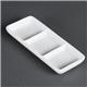 Olympia Whiteware 3 Section Dishes (12 pack)