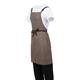 Southside Linen Blend Bib Apron Chocolate