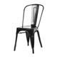Bolero Bistro Steel Side Chairs Black (4 pack)