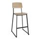 Bolero Beaufort Wooden Interior High Stools (2 Pack)