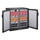 Polar G-series 850mm Double Door Back Bar Cooler Solid Door 198 Ltr