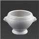 Olympia Whiteware Lion Head Soup Bowls 475ml/16.5oz (6 pack)