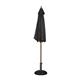 Bolero Round Parasol 3m Diameter Black