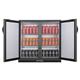 Polar G-series 850mm Double Door Back Bar Cooler Solid Door 198 Ltr