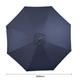 Bolero Seville Round Parasol 3m Diameter Navy Blue