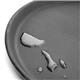Olympia Kristallon Fibreglass Round Non-Slip Tray Black 406mm