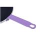 Hygiplas Aluminium Non-Stick Teflon Platinum Plus Frying Pan with Purple Handle 24cm
