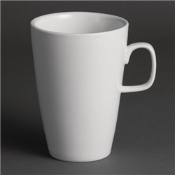 Olympia Whiteware Latte Mugs 400ml 14oz (12 pack)