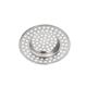 KitchenCraft Stainless Steel Large Hole Sink Strainer 75mm